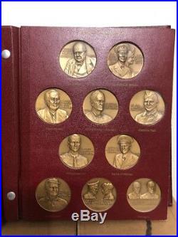 Presidential Art Medals WORLD WAR II Series Bronze Raised Relief 30 Medallion