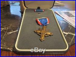 Purple Heart medal Early Coffin Case ww2 and DSC medal