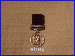 QEII Campaign Service Medal CSM & Northern Ireland Clasp RE Royal Engineers