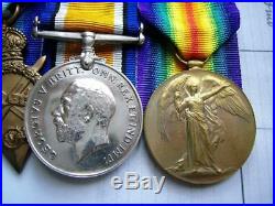 QSA 5 clasp Boer war & WW1 medals Ln Corp J Choat Middx Rifle Volunteers & KRRC