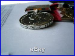 QSA 5 clasp Boer war & WW1 medals Ln Corp J Choat Middx Rifle Volunteers & KRRC