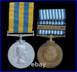 Queen's Korea & United Nations Korea Medal Pair, Royal Artillery