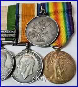 Queens Kings South Africa & Ww1 Medals Group 4587 Sgt W Axtell 12th Lancers Asc