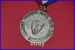 RARE 1948 U. S. European Command Small Arms Pistol Competition EIC Medal 16th Inf