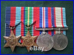 Rare Australian Army Ww2 Medal Group To A&ngau Warrant Officer P506