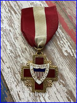 RARE American Society of Military Surgeons Gold Medal BB&B Bailey Banks Biddle