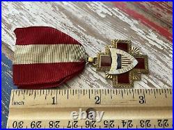 RARE American Society of Military Surgeons Gold Medal BB&B Bailey Banks Biddle