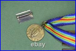 RARE Authentic WWI US Navy Victory Medal Operational Clasps Miniature Mini Lot
