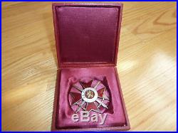 RARE! BULGARIA Order of BRAVERY Medal Bulgarian 4cl 2gr award Republican WW2 box