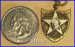 RARE ORIGINAL MINIATURE WW1 USMC VETERAN MEDAL 2nd DIVISION REGULARS