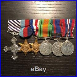 RARE Original WW2 Canadian Distinguished Flying Cross medal bar 1945 Dated
