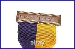 RARE Porter Military Academy Charleston SC 1st Place Shooting Trophy Medal Gaud