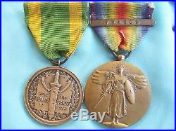 RARE US MEDAL GROUPING CAPT QMC 10k GOLD WW1 SPANISH WAR NYNG VICTORY RESEARCH