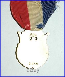 RARE WW1 1st GOLD STAR MOTHERS PILGRIMAGE OFFICIAL NAMED NUMBERED MEDAL MISSOURI