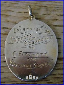 Rare Ww1 Canadian Solid 10k Gold European War Home Coming Medal Valour 12.3g Nr