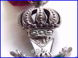 RARE WW1 ORIGINAL ORDER WHITE FALCON MEDAL SAXE WEIMAR GERMANY KNIGHTS With SWORDS