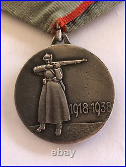REDUCED PRICE Original Soviet Medal XX RKKA. 2nd WW Silver, Good Condition