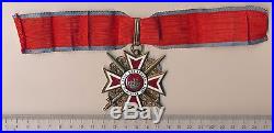 ROMANIA Order ROMANIAN Crown WAR Type OFFICER 1877 WW 1 I Medal COMMANDER 1881