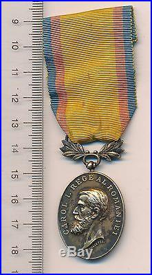 ROMANIA Order WW1 I ROMANIAN CAROL Manhood Faith Medal 1913 BALKAN WAR class III