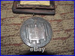 Rare 1919 City Of Detroit Soldiers Memorial World War I Wwi Medal, Paul Manship