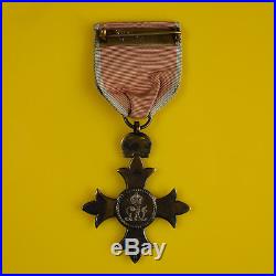 Rare Authentic GOD AND THE QUEEN Sterling Silver World War One Military Medal