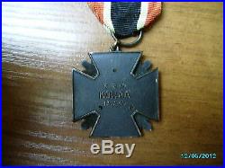 Rare! Finland Ww II Winter War Kollaa Cross Medal Order 1939-1940