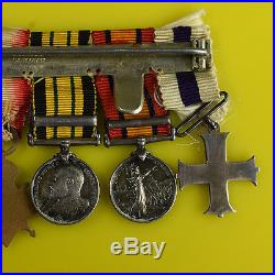 Rare Genuine World War One Australian Military Boer Medal Group x 6 Miniatures