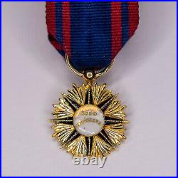 Rare Medal Miniature Warrant Officer Order Of Pie Ix, IN Gold, Vatican Saint-Si