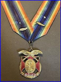 Rare Military Order Of The World Wars Medal & Ribbon