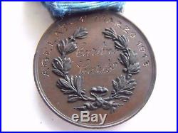 Rare Original Italy Al Valore Militare Medal 1913 Libyan Campaign Pre Ww1