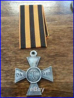 Rare Original Russian WW1 Combat medal Cross St. George 4th Class