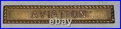 Rare Original Ww1 Navy Victory Medal Aviation Clasp Bar Government Contract