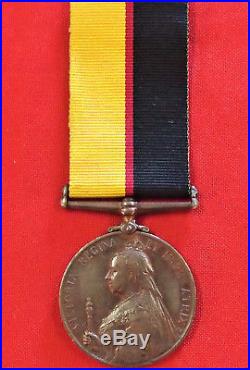 Rare Pre Ww1 British Army Sudan Campaign 1896-98 Medal Bronze Bombay Lancers