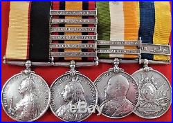 Rare Pre Ww1 British Army Wounded Blood River Boer & Sudan War Service Medals