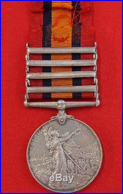 Rare Pre Ww1 Western Australian Mounted Infantry Queens South Africa Medal Qsa