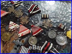 Rare Quality original collection of 16 german, austria-hungary WW1 honor medals