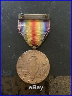 Rare WW I victory medal with World War One The Great War For Civilization