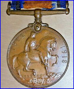 Rare Ww1 British War Medal In Bronze 1182 P. Busuttil Maltese Labour Corps