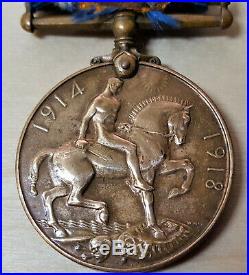 Rare Ww1 British War Medal In Bronze 4082 G. Camilleri Maltese Labour Corps