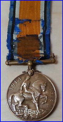 Rare Ww1 British War Medal In Bronze 4082 G. Camilleri Maltese Labour Corps