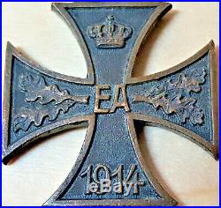 Rare Ww1 Brunswick War Merit Iron Cross 2nd Class Medal First World War