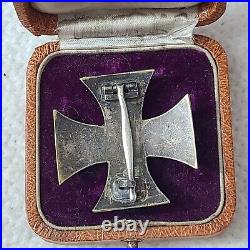 Rare Ww1 Cased German Iron Cross 1st Class Deumer Original Vaulted