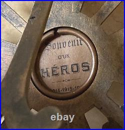Rare! Ww1 Us Marine Corps / Us Army French Croix De Guerre Medal Picture Frame