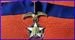 Rare Ww1 & Ww2 Era Republic Of Chile Order Merit Grand Officer Grade Medal Badge