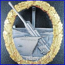 Rare Ww2 / 1957 German Navy Kriegsmarine Coastal Artillery Badge Medal Order
