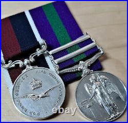 Rare Ww2 Raf Bomb Disposal And Long Service Medal Group 1004889 Sgt Hardie Raf
