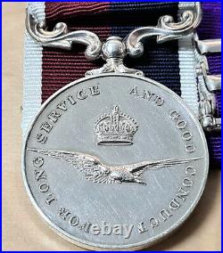 Rare Ww2 Raf Bomb Disposal And Long Service Medal Group 1004889 Sgt Hardie Raf