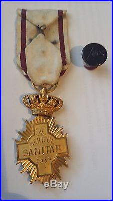Romania WW1 Medal Sanitary Merit Romanian Order Red Cross 1st Cl. RARE