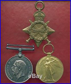 Royal Fusiliers Pte F Seymour Gs-47367 British Ww1 Medal Trio (83)