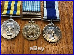 Royal Navy Medal Group WW2, Korea & Long Service Medal Petty Officer Sole